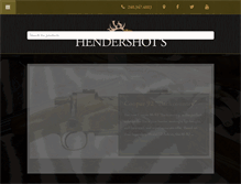 Tablet Screenshot of hendershots.net